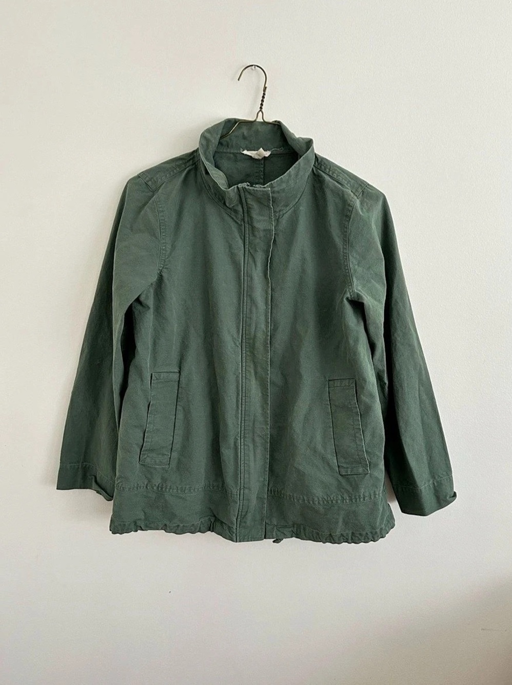 Eileen Fisher Utility Jacket in Green Size Medium